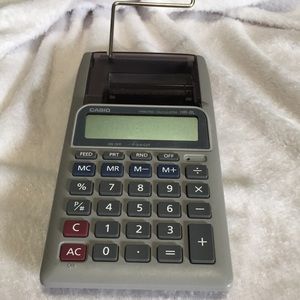 Casio Printing Calculator HR-8L F-5/4-cut NO CHORD